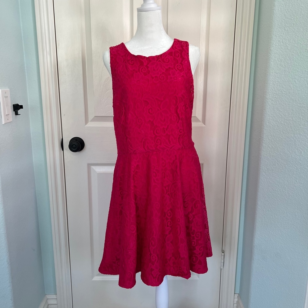 CeCe Pink Lace Dress